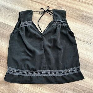 Harlowe & Graham Black Tank Top Women May Fit Small Best See measurements